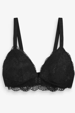 Mama;licious Black Maternity Lace Nursing Bra XS