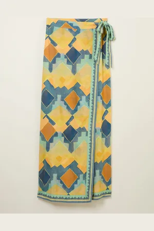 Fat Face FatFace Wrap Midi Skirt AU 12 S