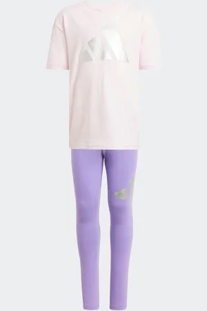adidas Pink Essentials Glam Leggings 6