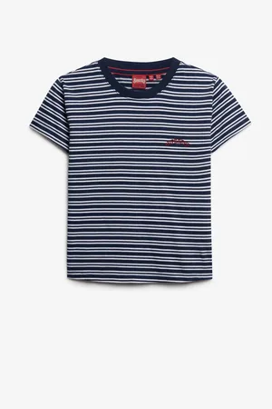 Superdry Blue Navy Essential Logo Slim Fit T-Shirt AU 12