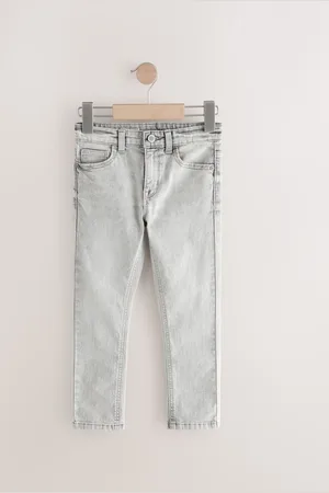 Next Light Grey Skinny Fit Stretch Jeans (3-17yrs) 7 Years (122cm)