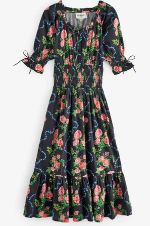 Cath Kidston 100% Cotton Short Sleeve Tea Dress AU 16