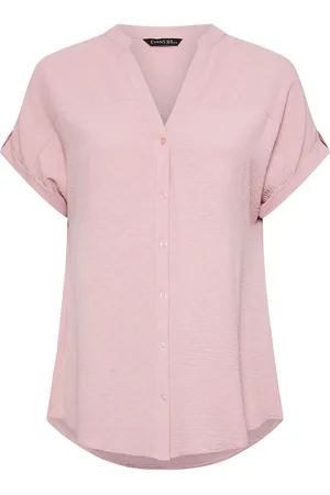 Evans Yoke Button Thru Grown On Sleeve Blouse AU 26-28