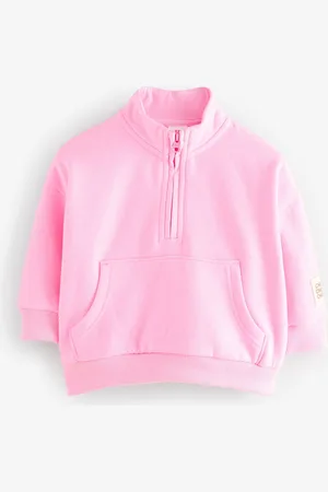 Next Fluro Pink Half Zip Sweatshirt (3mths-7yrs) 5