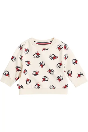 Tommy Hilfiger Natural Flag Sweatshirt Newborn