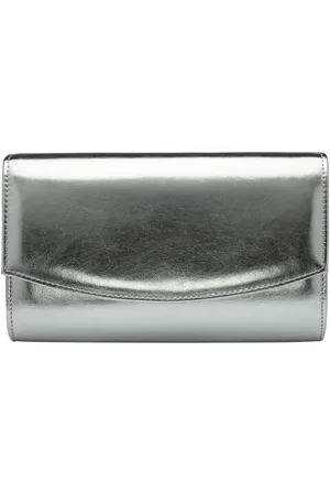 Ravel Silver Clutch Bag with Chain One