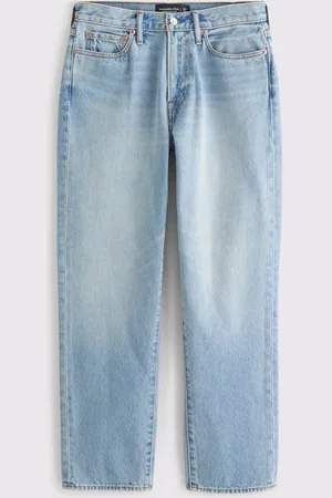Abercrombie & Fitch Blue 100% Cotton Straight Leg Jeans