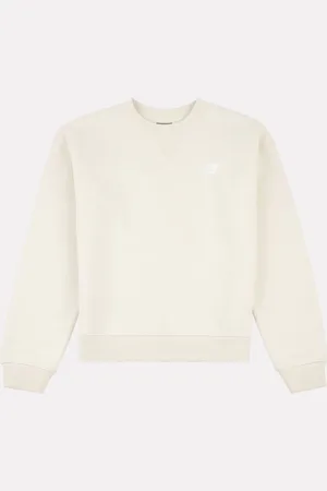 New Balance White Small Girls Logo Sweatshirt 12