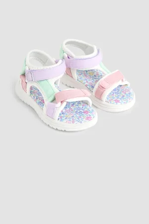 JoJo Maman Bébé Lilac Adjustable Strap Sandals AU 6 (EU 23)