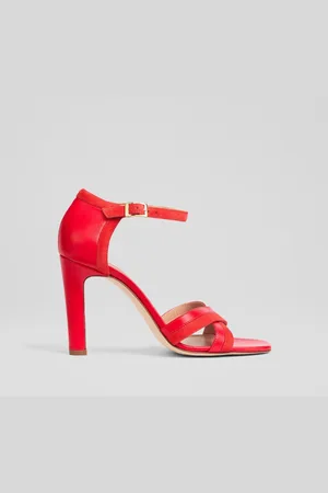 LK Bennett Lennon Suede & Nappa Colour Block Sandals AU 5 (EU 36)