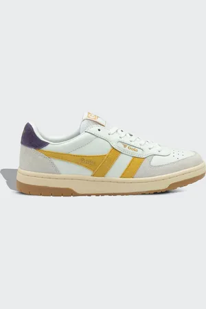 Gola White Pollen Plum Womens Hawk Trainers AU 5 (EU 36)