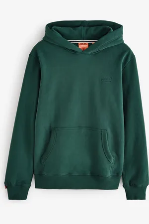 Superdry Green Essential Loose Fit Logo Hoodie M