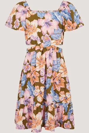 Monsoon Floral Cut Out Party Dress 166168cm