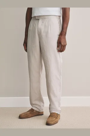Next Light Grey Signature Soft Touch Tencel Trousers 32xl