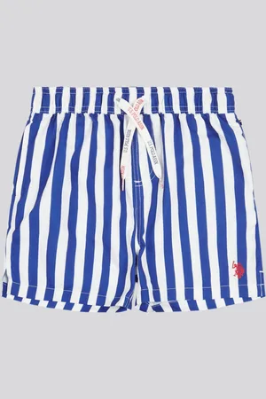 U.S. Polo Assn. U. S. Polo Assn. Boys Stripe Swim Shorts 166168cm
