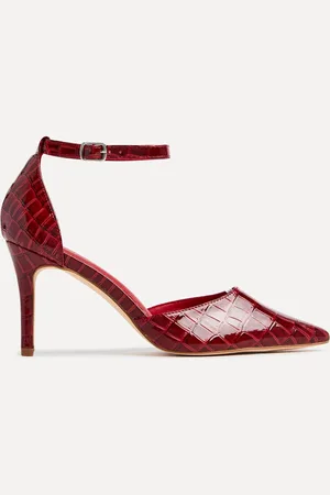 Linzi Maci Stiletto Court Heels With Ankle Strap AU 10 (EU 41)