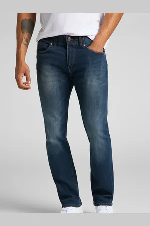 Lee Mid Blue Denim Slim Fit MVP Jeans W38 L32