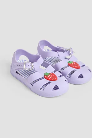 JoJo Maman Bébé Lilac 3D Jelly Sandals AU 7 (EU 24)