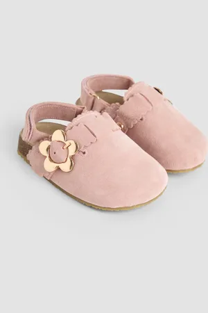 JoJo Maman Bébé Dusky Pink Slip-On Clogs AU 7 (EU 24)