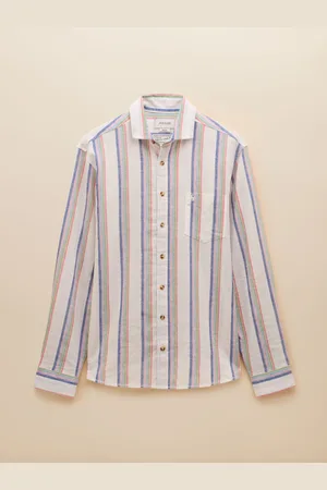 Joules Linen Blend Long Sleeve Shirt M