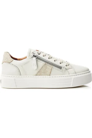 Moda In Pelle Shoon Ely Side Zip Mid Slab Sole Trainers AU 7 (EU 38)