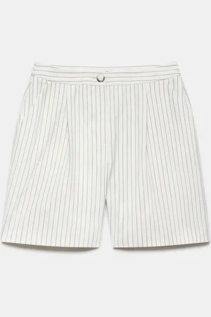 mint&berry Pinstripe Tailored Shorts AU 14