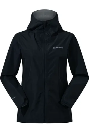 Berghaus Black Womens Deluge Pro 3.0 Waterproof Jacket AU 18