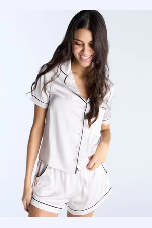 Boux Avenue Luxe Satin Short Pyjamas Set AU 10
