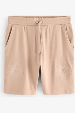 Threadbare Floral Embroidered 100% Cotton Sweat Shorts small