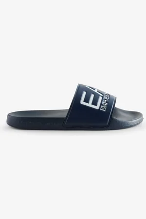 EA7 Emporio Armani Rubber Logo Sliders AU 14 (EU 46)