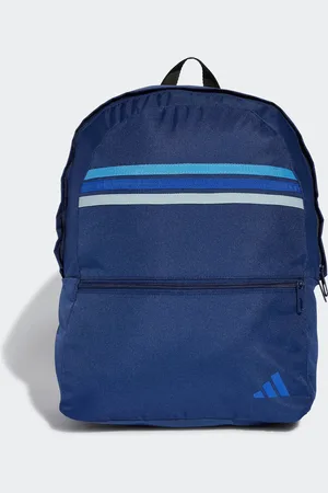 adidas Blue Classic 3 Stripe Backpack One