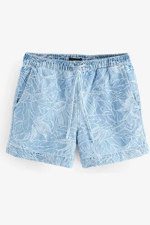 Next 100% Cotton Short Sleeve Denim Short AU 18