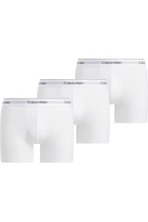 Calvin Klein White 3 Pack Boxer Briefs