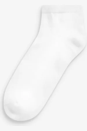 Next White Cushion Sole Trainer Socks 4 Pack One