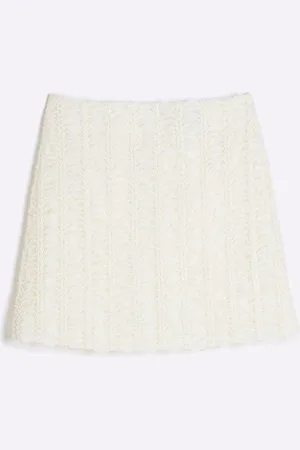River Island Textured Occasion Mini Skirt AU 16