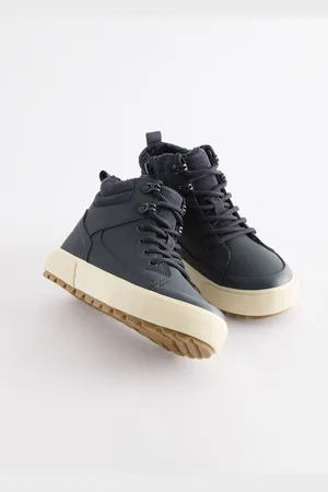 Next Navy Warm Lined High Top Boots AU 13 (EU 32)