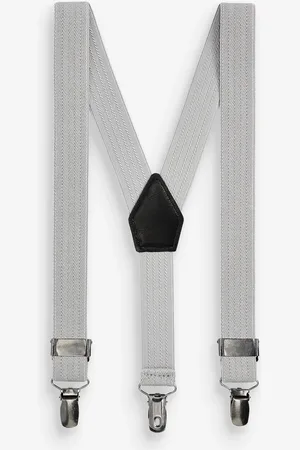 Next Light Grey Boys Braces S