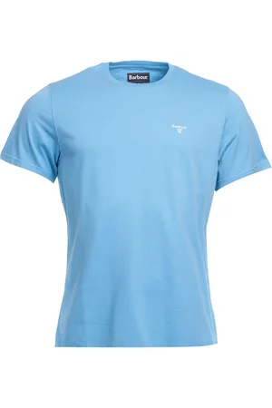 Barbour Light Blue Mens 100% Cotton Sports T-Shirt XL