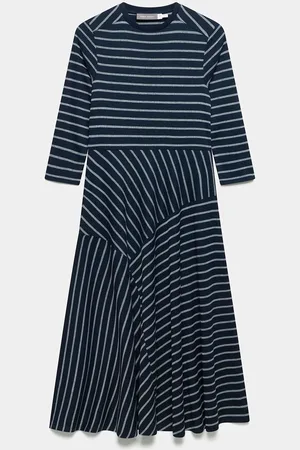 mint&berry Striped Midi Dress XL