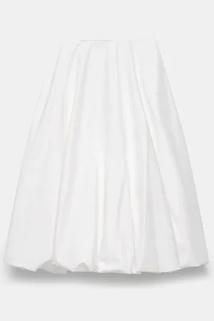 mint&berry 100% Cotton Bubble Midi Skirt small