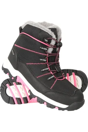 Mountain Warehouse Black Kids Comet Waterproof Snow Boots AU 12 (EU 31)