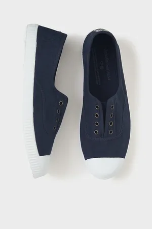 J.Crew Blue Victoria Laceless Trainers AU 6 (EU 37)