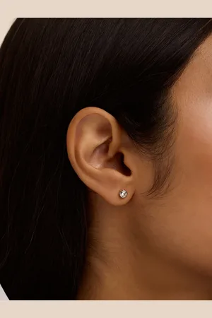 Ted Baker Silver Tone Sinee Mini Crystal Stud Earrings One