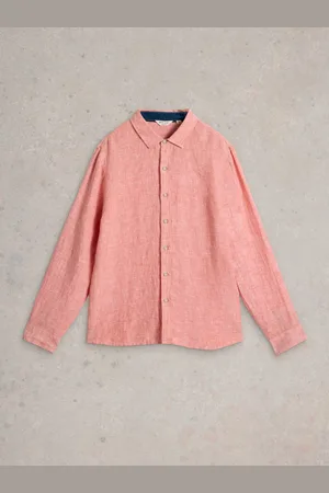 White Stuff Keswick Long Sleeve 100% Linen Shirt XL