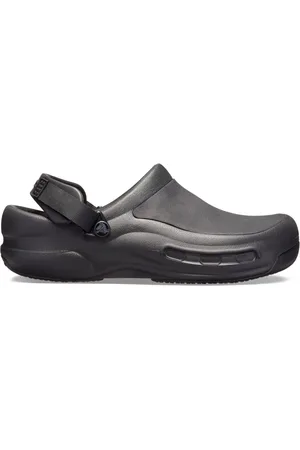 Crocs Black Bistro Pro Literide Slip-On Clogs AU 7 (EU 41.5)