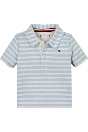 Tommy Hilfiger Rib Stripe Short Sleeve Polo Shirt 9