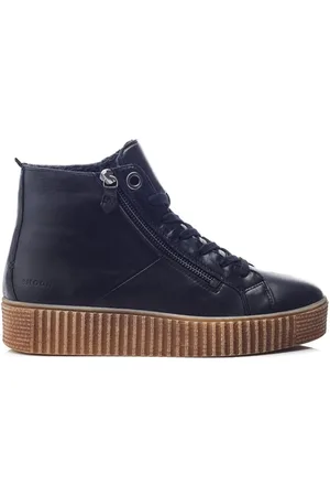 Moda In Pelle Oldfield Lace-Up Leather Boots With Slap Sole AU 7 (EU 38)