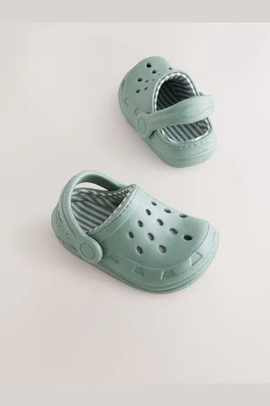 Next Sage Green Lined Clogs Slippers AU 7 (EU 24)