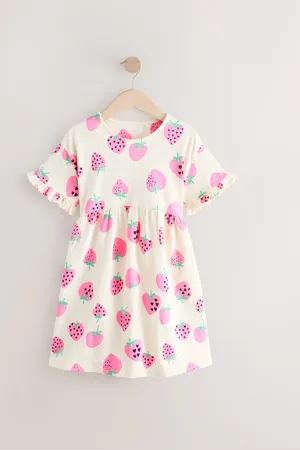 Next Short Sleeve Jersey Summer Dress (3-16yrs) 3 Years (98cm)