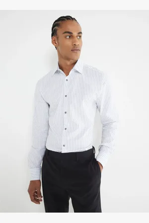 River Island Pinstripe 100% Cotton Formal Shirt S